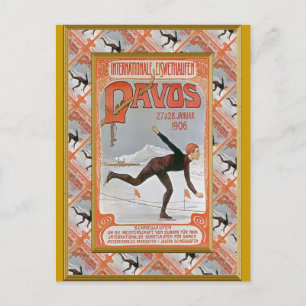 Davos 1906 feestdagenkaart