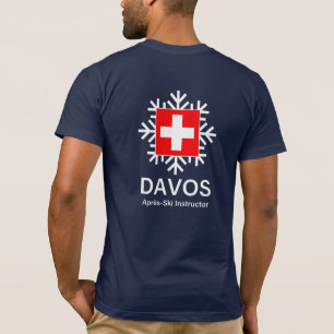 DAVOS Apres-Ski Instructor Zwitserland T-shirt