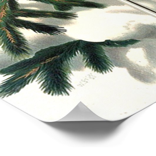 Davos, Parsenn, bergspoorweg, oldtimers Poster (Hoek)