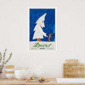 Davos Parsenn Switzerland Vintage Ski Poster (Keuken)