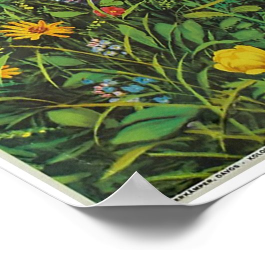 Davos, Parsenn, Zwitserland, Ski Poster (Hoek)