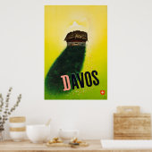 Davos, Parsenn, Zwitserland, Ski Poster (Keuken)