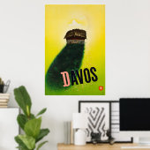 Davos, Parsenn, Zwitserland, Ski Poster (Thuiskantoor)
