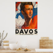 Davos, Parsenn, Zwitserland, Ski Poster (Keuken)
