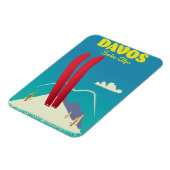 Davos Swiss Alps Magneet (Linkerzijde)