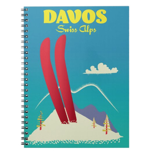 Davos Swiss Alps Notitieboek (Voorkant)