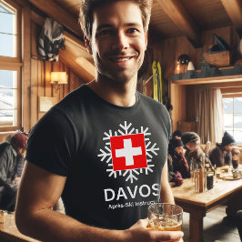 Davos Swiss Apres-ski-instructeur T-shirt