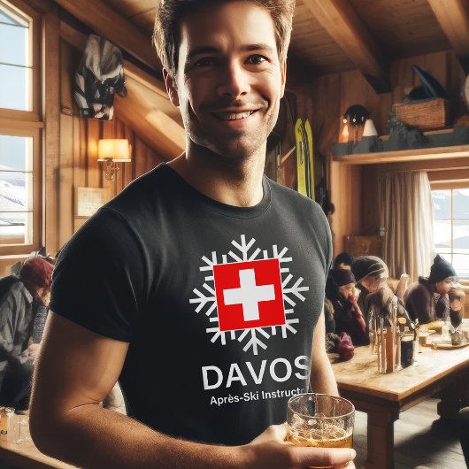 Davos Swiss Apres-ski-instructeur T-shirt