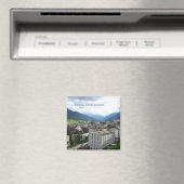 Davos Zwitserland Foto Souvenir Koelkast Magneten (Insitu (Vaatwasser))