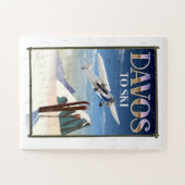 Davos Zwitserland reisposter Legpuzzel (Horizontaal)