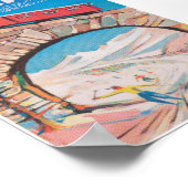 Davos Zwitserland  skireisposter Poster (Hoek)