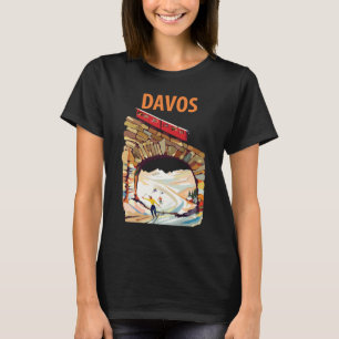 Davos Zwitserland Skitunnel Reis T-shirt