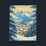 Davos Zwitserland Travel Art Vintage Fleece Deken<br><div class="desc">Davos retro vector reisontwerp. Davos is een plaats in het Zwitserse kanton Graubünden,  gelegen in de Alpen. Het is een populair skigebied met een conferentiecentrum dat het jaarlijkse World Economic Forum organiseert.</div>