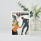 Davos Zwitserland Winter  Briefkaart (Staand voorkant)