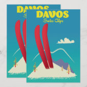 Davos Zwitserse Alpen (Voorkant / Achterkant)