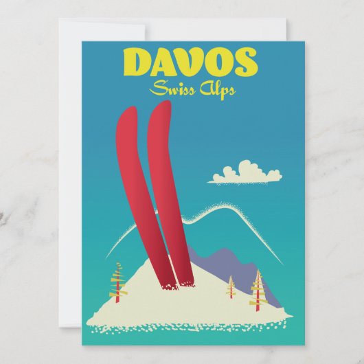 Davos Zwitserse Alpen (Voorkant)