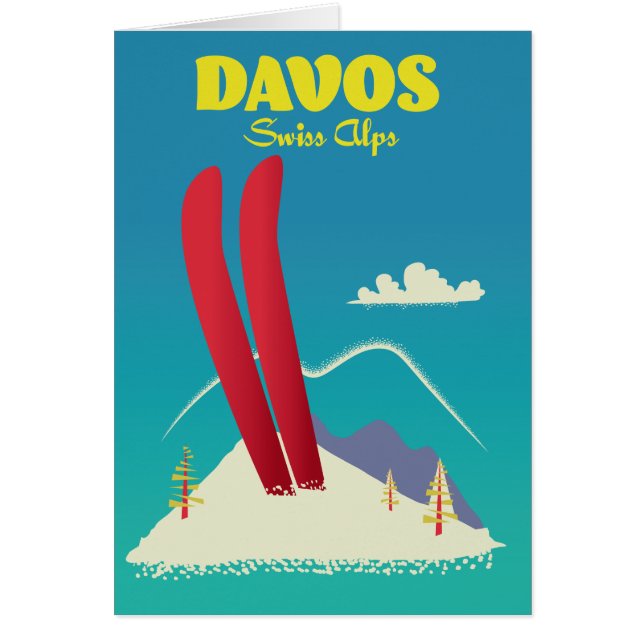 Davos Zwitserse Alpen (Voorkant)
