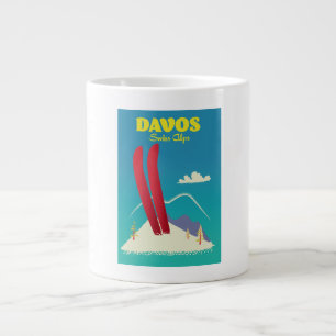 Davos Zwitserse Alpen Grote Koffiekop