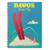 Davos Zwitserse Alpen Notitieboek (Voorkant)