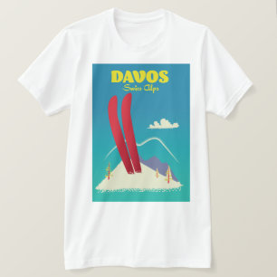 Davos Zwitserse Alpen T-shirt