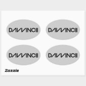 Davvincii Ovale Sticker (Vel)