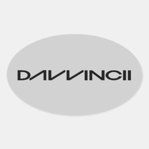 Davvincii Ovale Sticker
