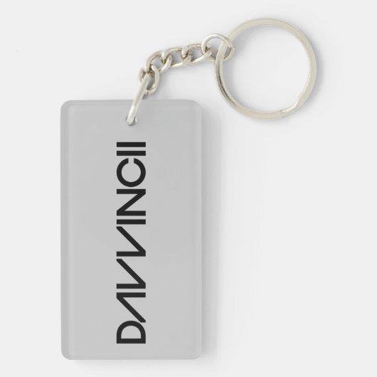 Davvincii Sleutelhanger (achterkant)