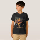 Davy Crocket "Ga Vooruit" Wijsheid Quote T-shirt (Voorkant volledig)