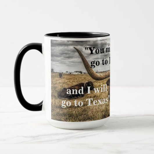 Davy Crockett citaat over de hel en Texas Mok (Links)