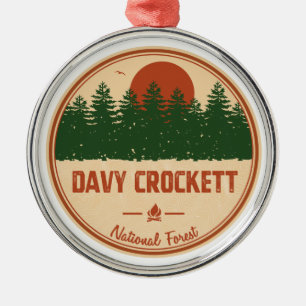 Davy Crockett Nationaal bos Metalen Ornament