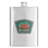 Davy Crockett National Forest Camping Flacon (Voorkant)