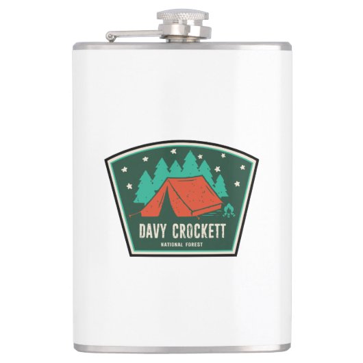 Davy Crockett National Forest Camping Heupfles (Voorkant)