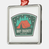 Davy Crockett National Forest Camping Metalen Ornament (Links)