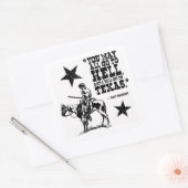 Davy Crockett quote sticker (Envelop)