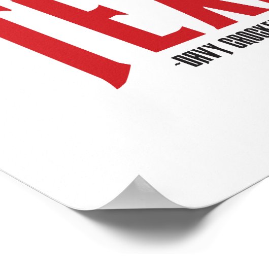 Davy Crockett Quote Texas Poster (Hoek)