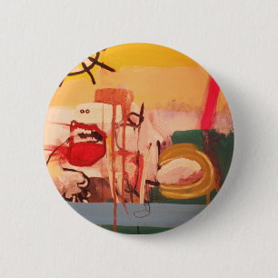Davy Crockett!! Ronde Button 5,7 Cm