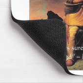 Davy Croket "Go Ahead" Wisdom Quote Muismat (Hoek)