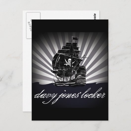 davy jones locker briefkaart (Voorkant / Achterkant)