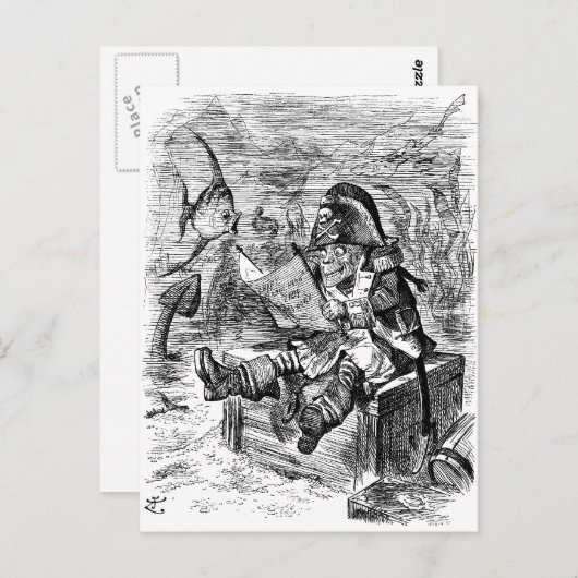 Davy Jones' Locker Briefkaart (Voorkant / Achterkant)