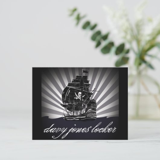 davy jones locker briefkaart (Staand voorkant)