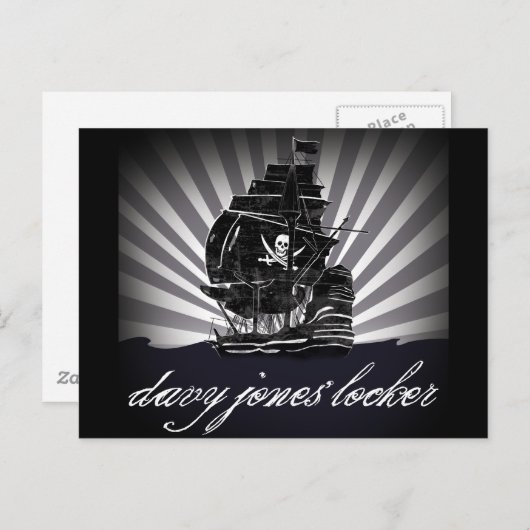 davy jones locker briefkaart (Voorkant / Achterkant)