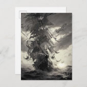 Davy Jones Locker Briefkaart (Voorkant / Achterkant)