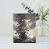 Davy Jones Locker Briefkaart (Staand voorkant)