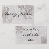 Davy Jones Visitekaartje (Voorkant / Achterkant)