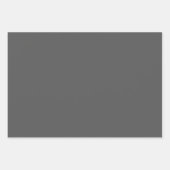 Davy's Grijze Vaste Kleur Inpakpapier Vel (Voorkant 3)