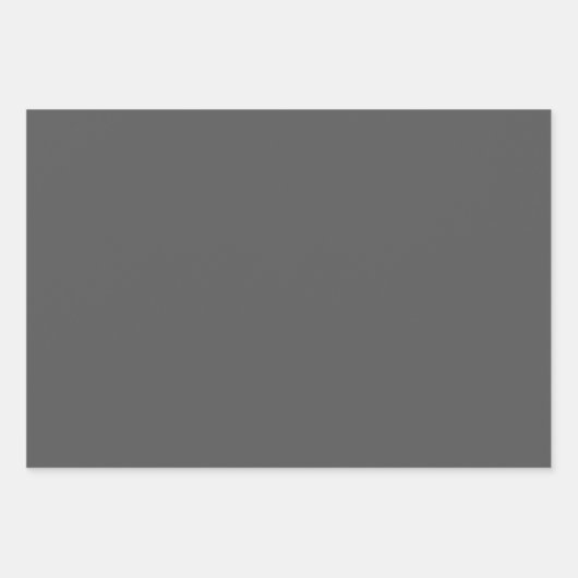 Davy's Grijze Vaste Kleur Inpakpapier Vel (Voorkant 3)