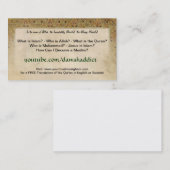 Dawah Cards Visitekaartje (Voorkant / Achterkant)