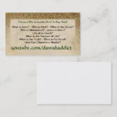 Dawah-kaarten (nieuwste versie) visitekaartje (Voorkant / Achterkant)