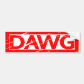 Dawg Stamp Bumpersticker (Voorkant)