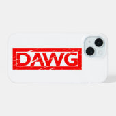 Dawg Stamp iPhone 15 Case (Achterkant horizontaal)